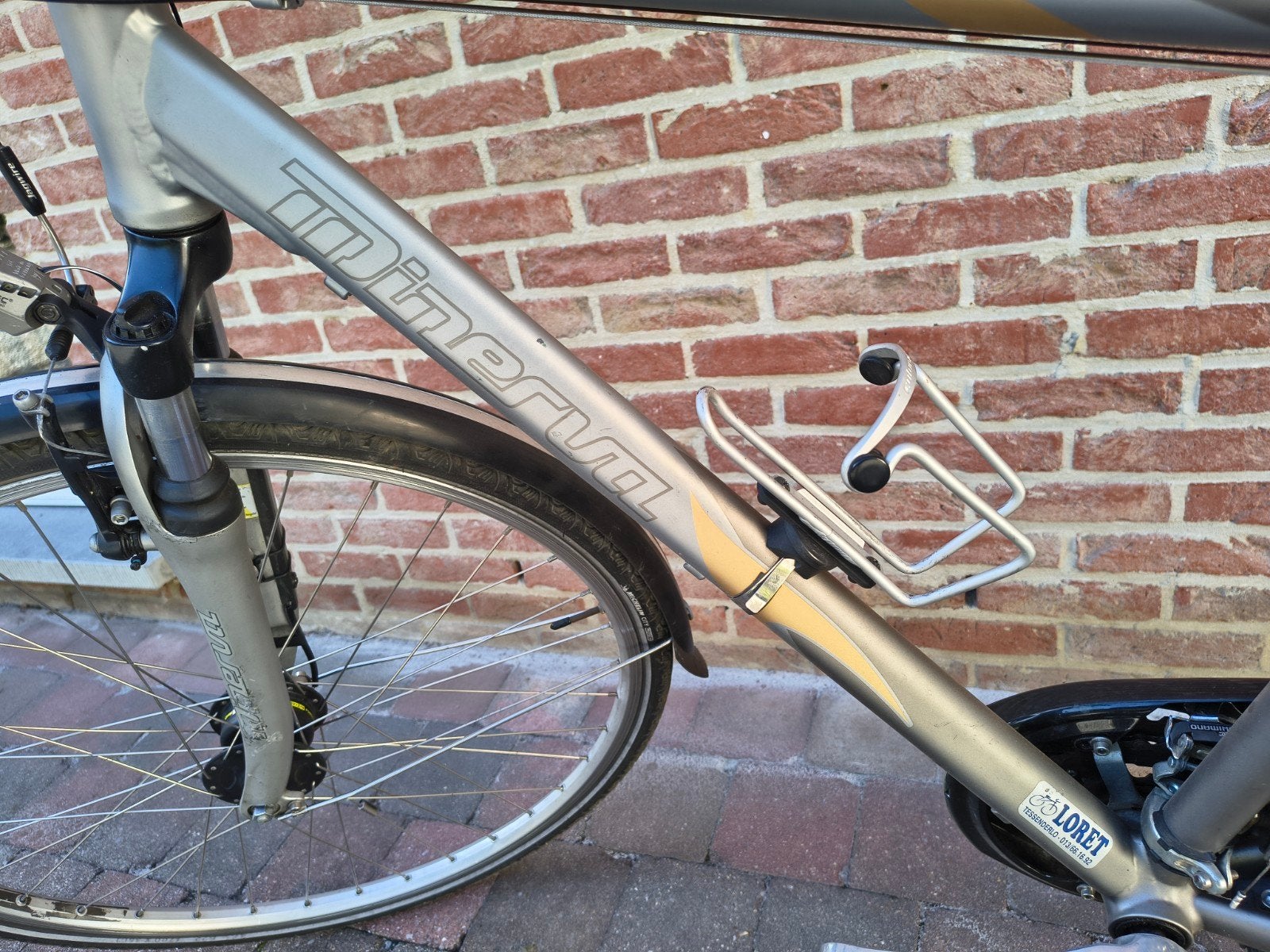Herenfiets Minerva, Fietsen en Brommers, 28 inch, Gebruikt, Meer dan 20 versnellingen, Ophalen