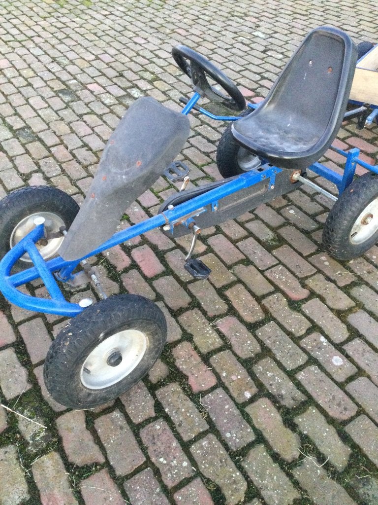 Skelter met kar, Ophalen, Met kar of aanhanger