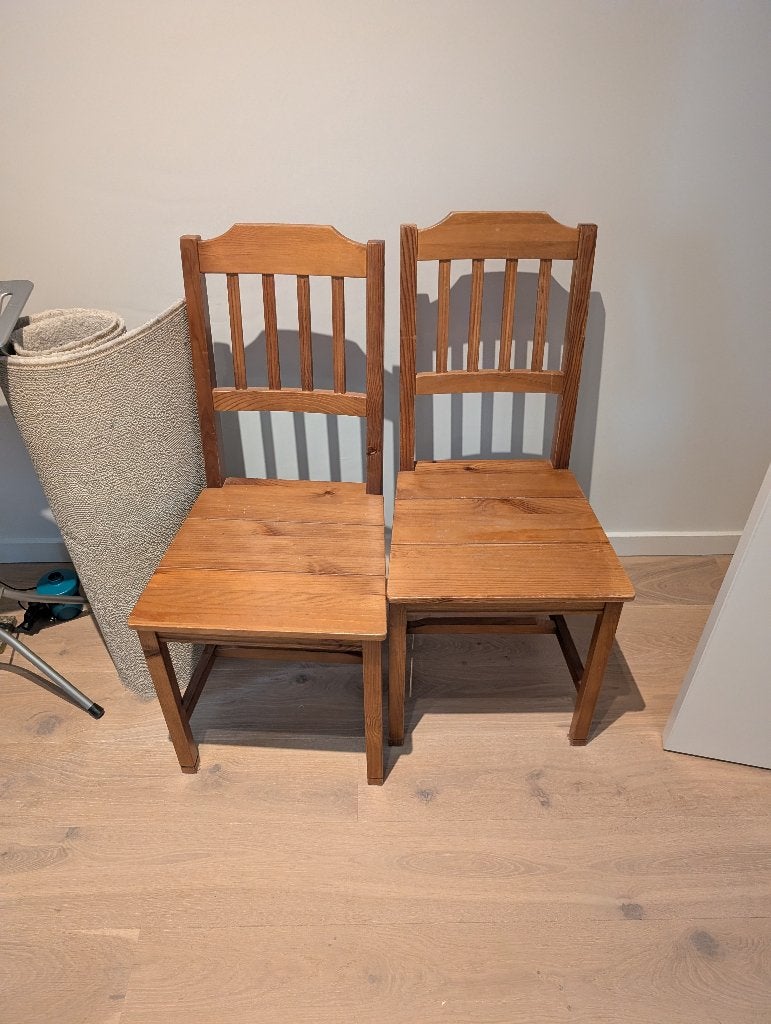 2 sièges, Enlèvement, Utilisé, Bois, Deux