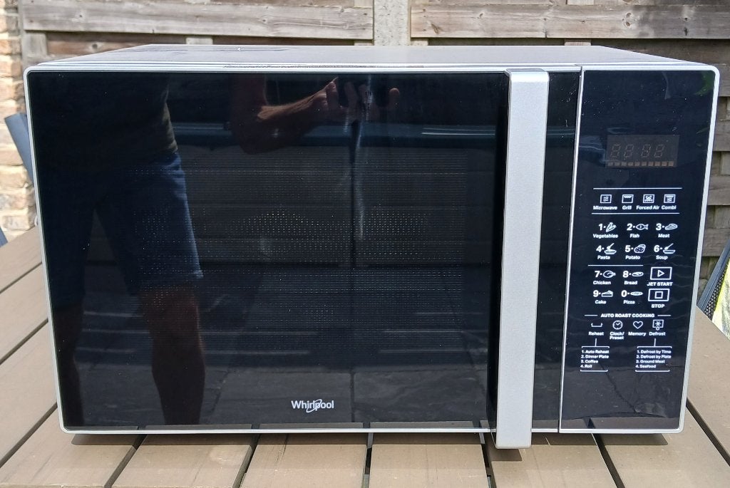Whirlpool MWO 730/1 SL Combi microgolf, Elektronische apparatuur, Microgolfovens, Ophalen, Gebruikt, Draaiplateau, Combi-microgolfoven