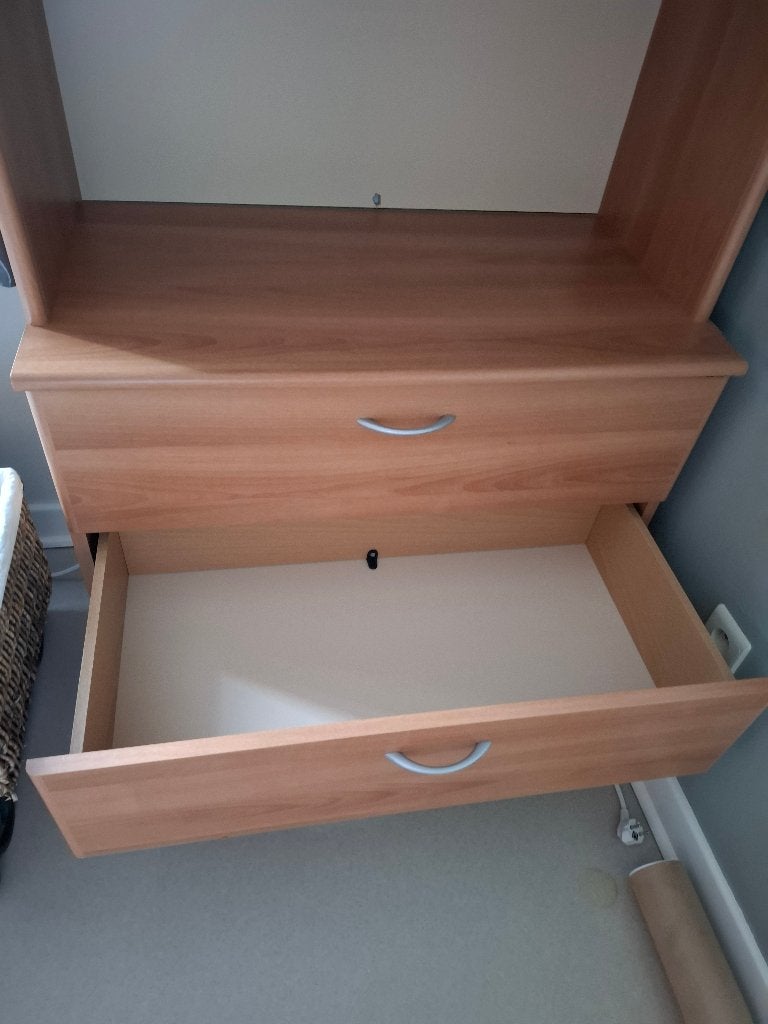 Slaapkamer in kerskleur, Ophalen, Gebruikt, Tweepersoons