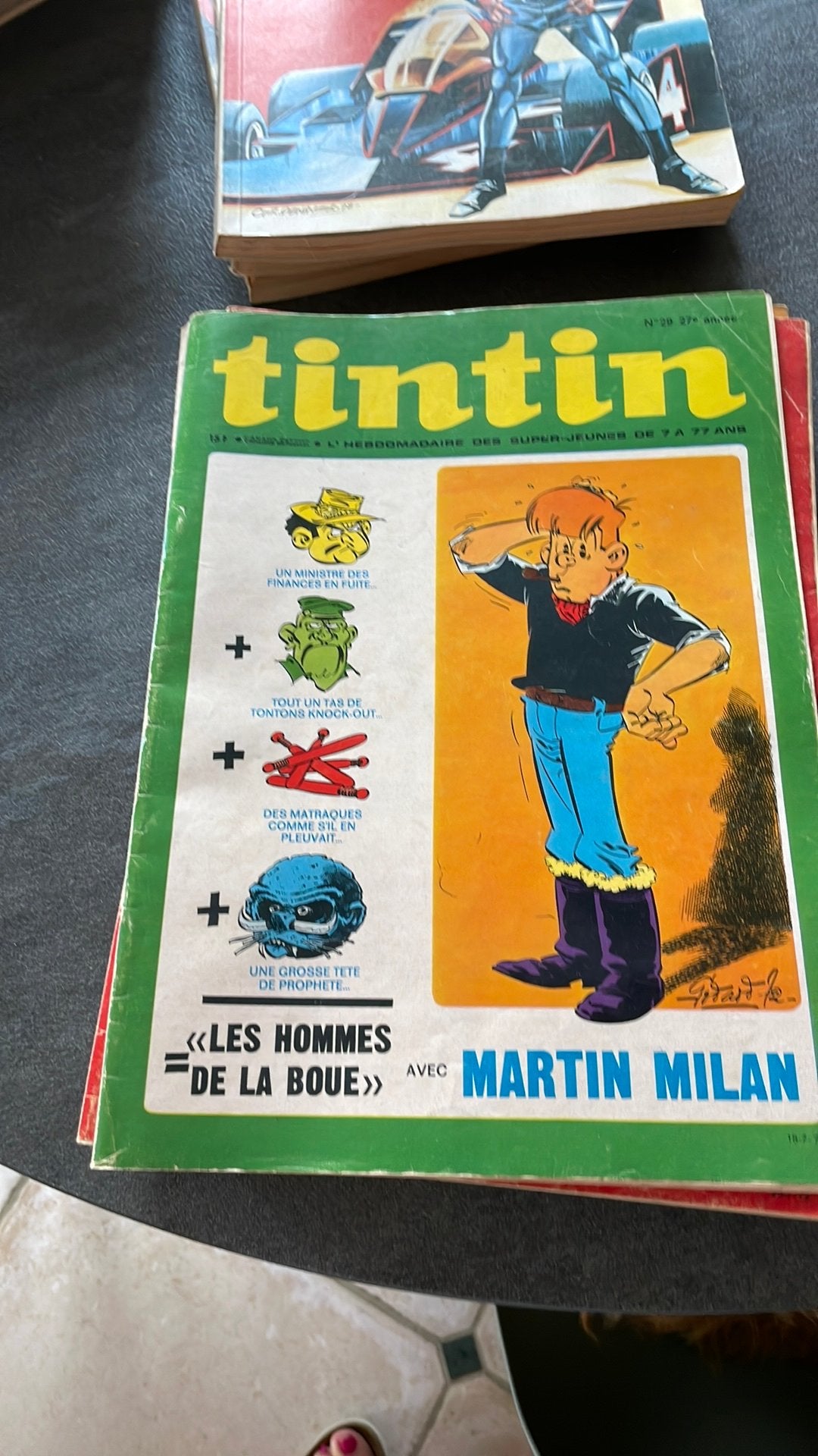 Magazine tintin 27 eme annee, Livres, BD, Comme neuf, Enlèvement ou Envoi