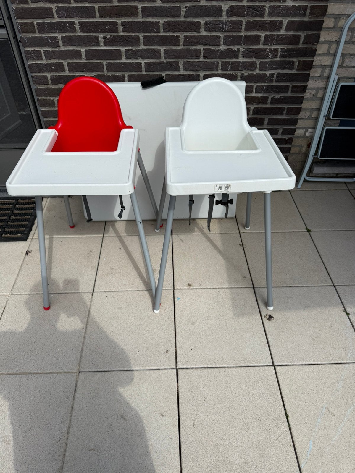 2 kinderstoelen Ikea, Ophalen, Gebruikt