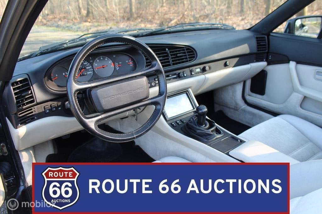 Porsche 944 S2 | 1990 | Route 66 Auctions, Auto's, Zwart, Bedrijf, Overige carrosserie, Porsche