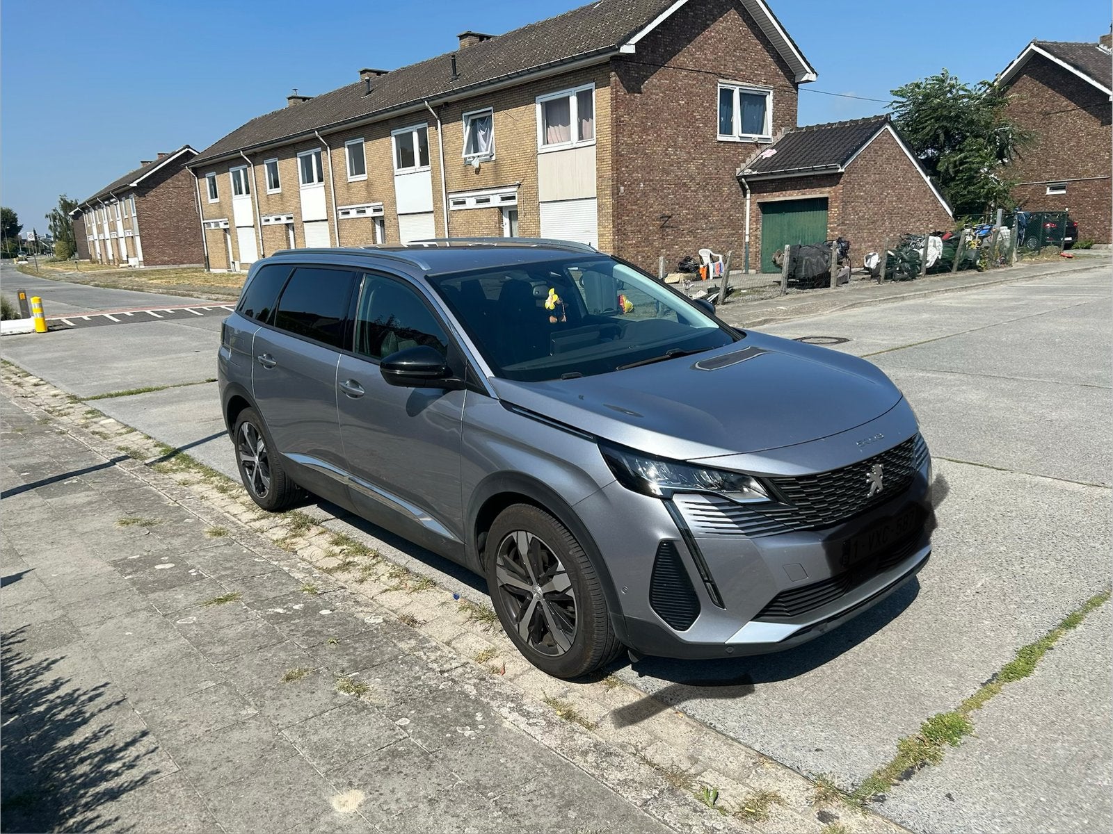 Peugeot 5008 bj 2022 7 zit, Auto diversen, Ongevalwagen, Diesel, 1500 cc, SUV of Terreinwagen, Zilver of Grijs