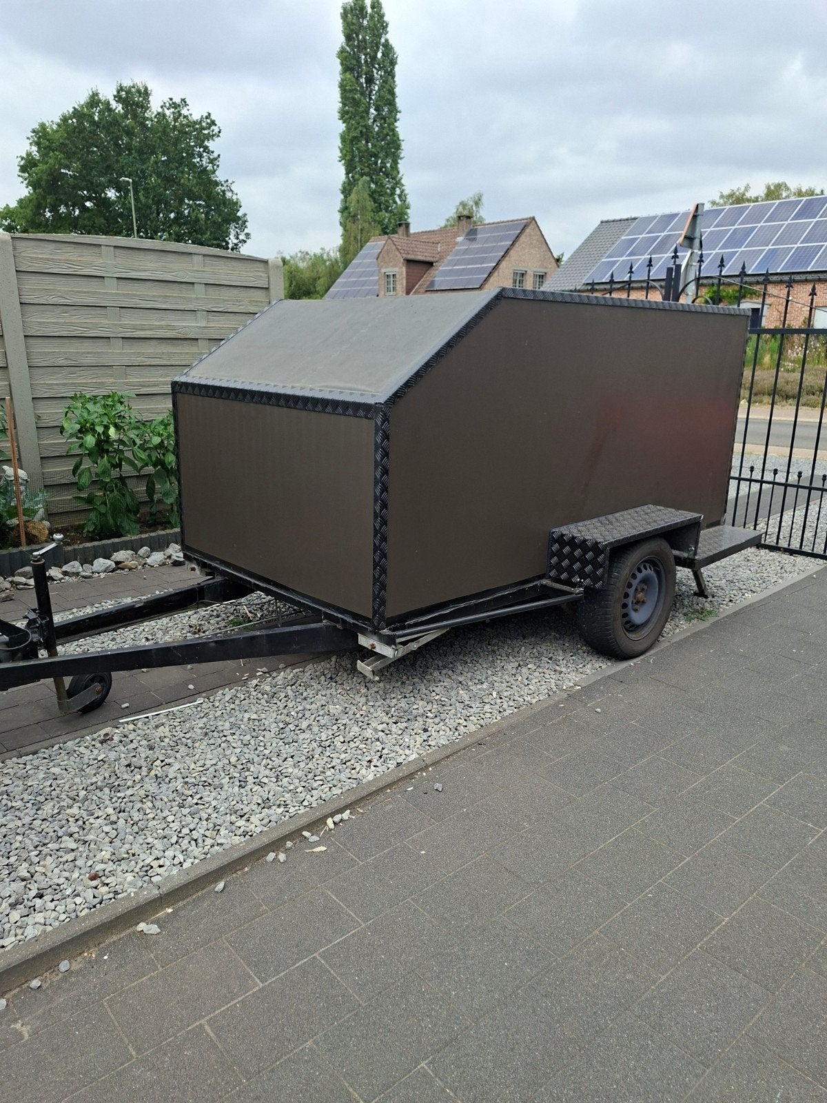 Gesloten aanhangwagen, Enlèvement ou Envoi
