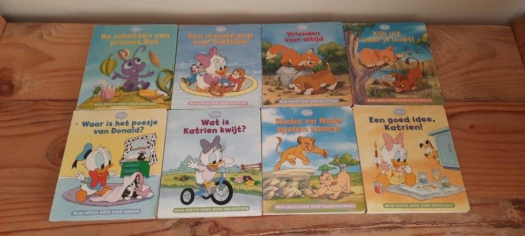 Mooi setje van 8 disneyboekjes, Boeken, Ophalen of Verzenden, Gelezen, Uitklap-, Voel- of Ontdekboek