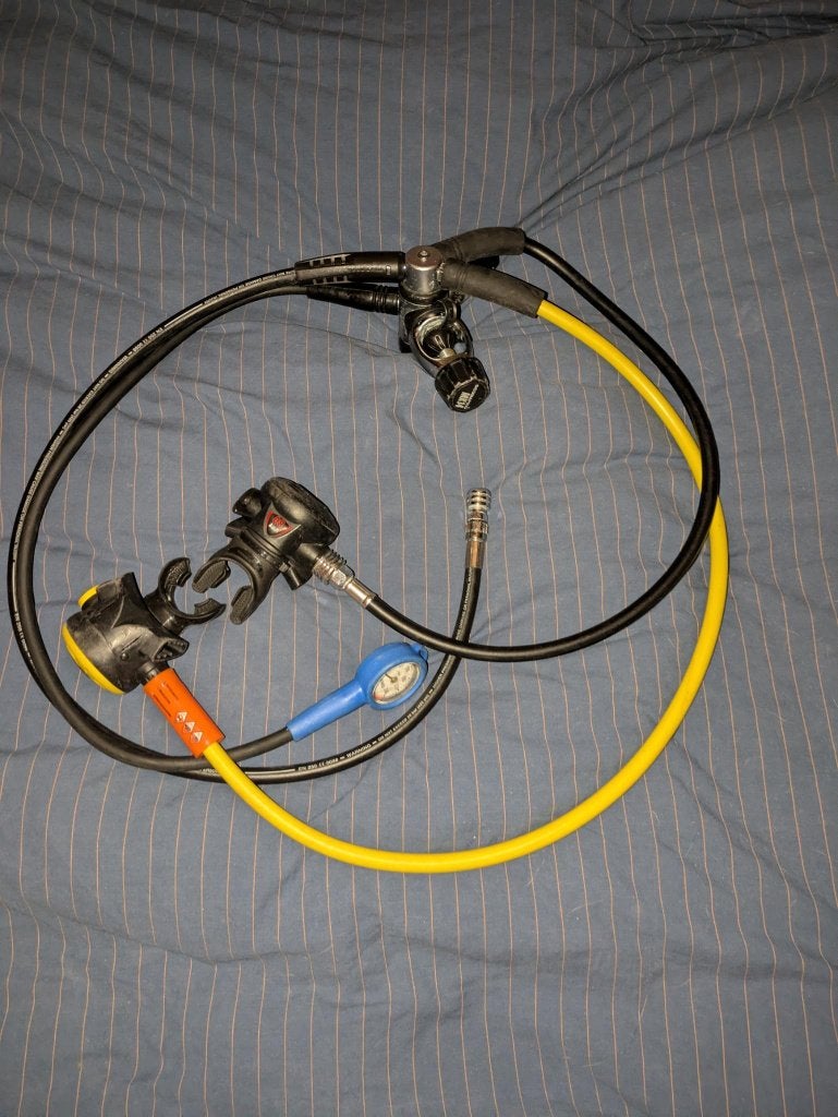 Volledige Ademautomaat / regulator set, Sports nautiques & Bateaux, Enlèvement, Utilisé, Autres types
