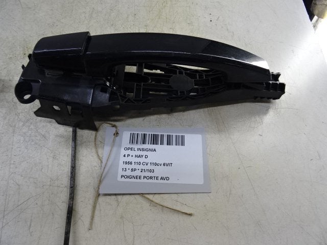 POIGNEE EXTERIEURE AVANT DROITE Opel Insignia, Utilisé, Avant, Opel