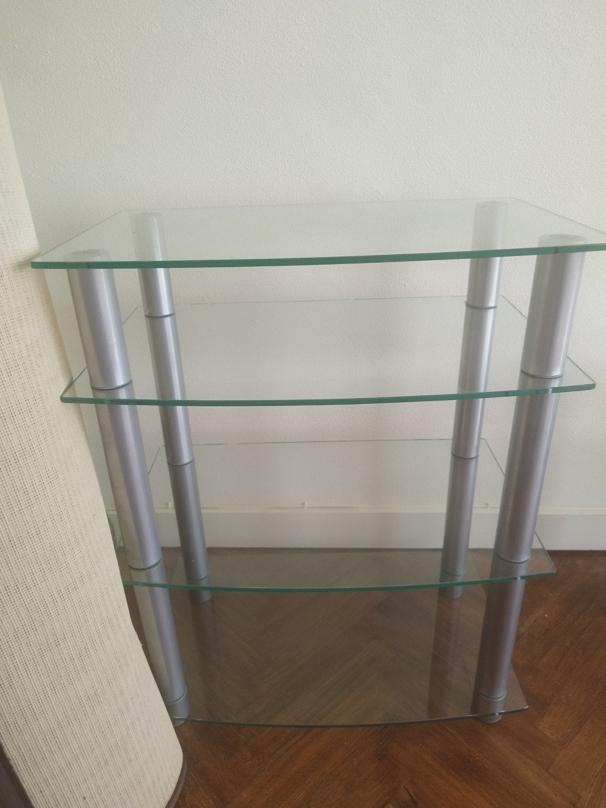 gratis glazen tv rekken, Ophalen, Gebruikt, Kunststof