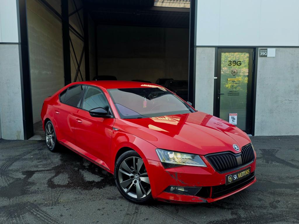 Superb TSI DSG Sportline Memory Leder ACC LaneA FrontA DodeH, 5 deurs, Superb, https://public.car-pass.be/vhr/33bc4d5a-25b1-4e84-b7be-b32634825c1c