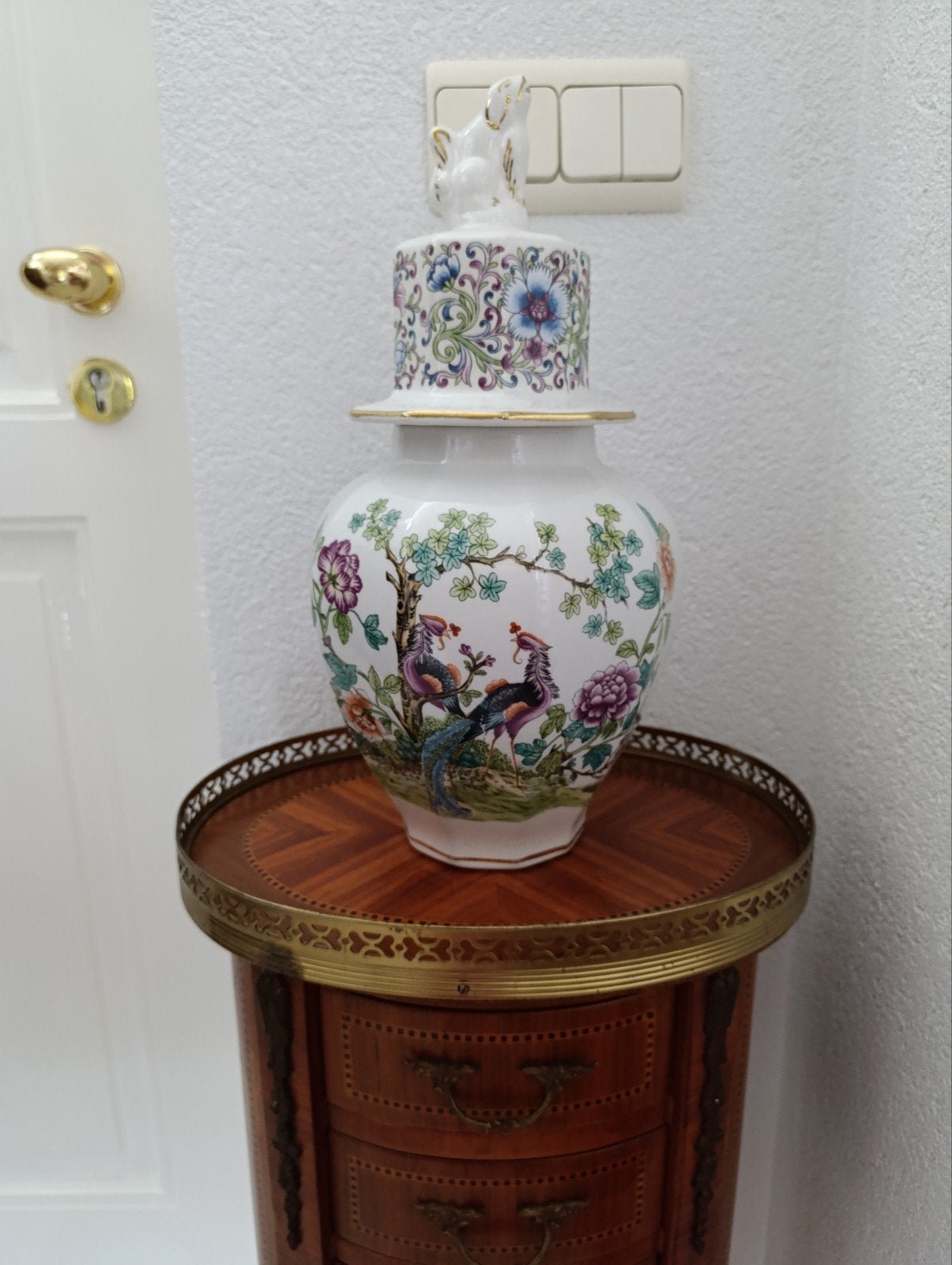 Antieke Chinese vaas, Ophalen