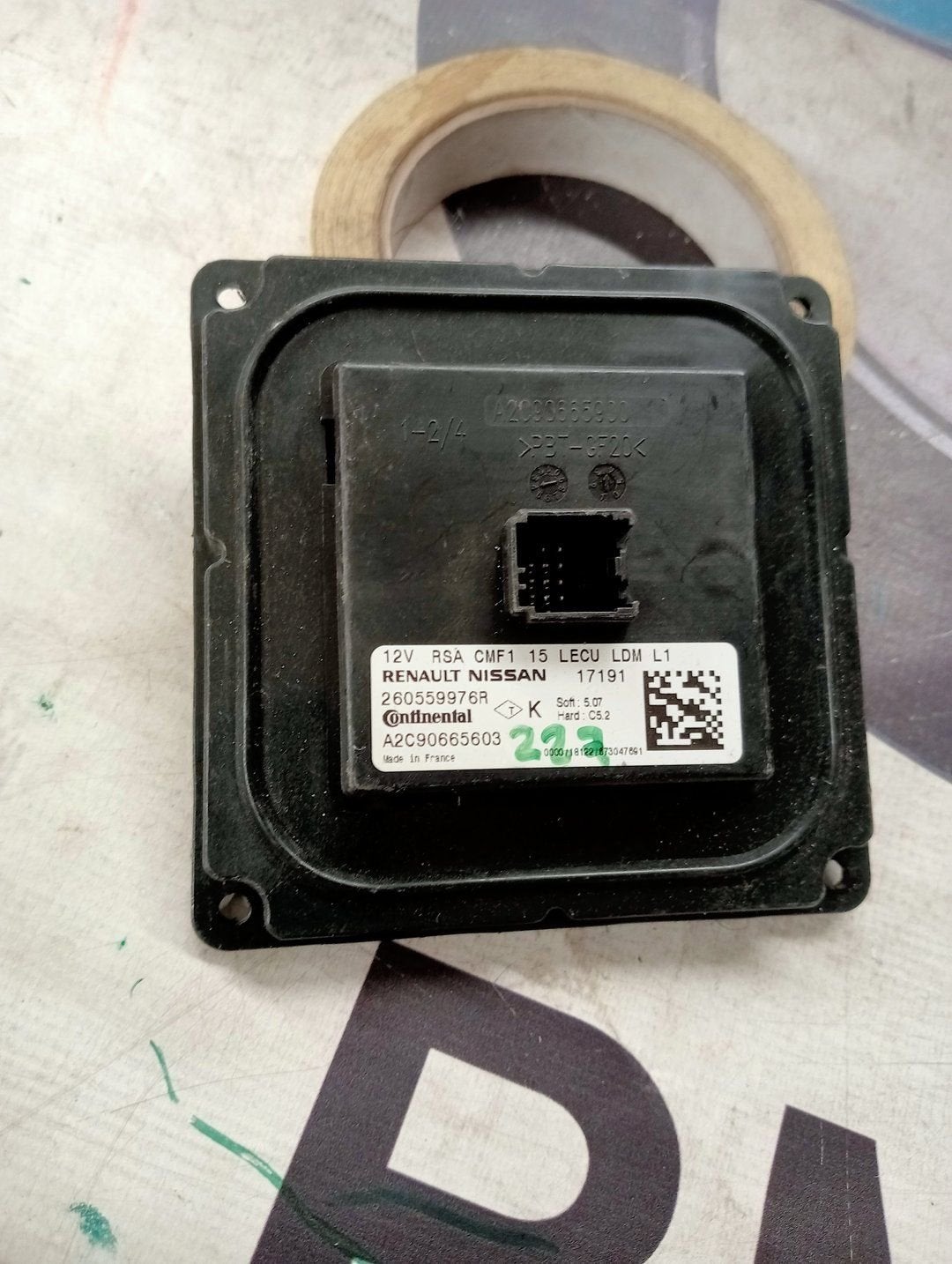 Renault Megane koplamp starter (a2c90665603), Auto-onderdelen, Verlichting, Gebruikt, Ophalen of Verzenden