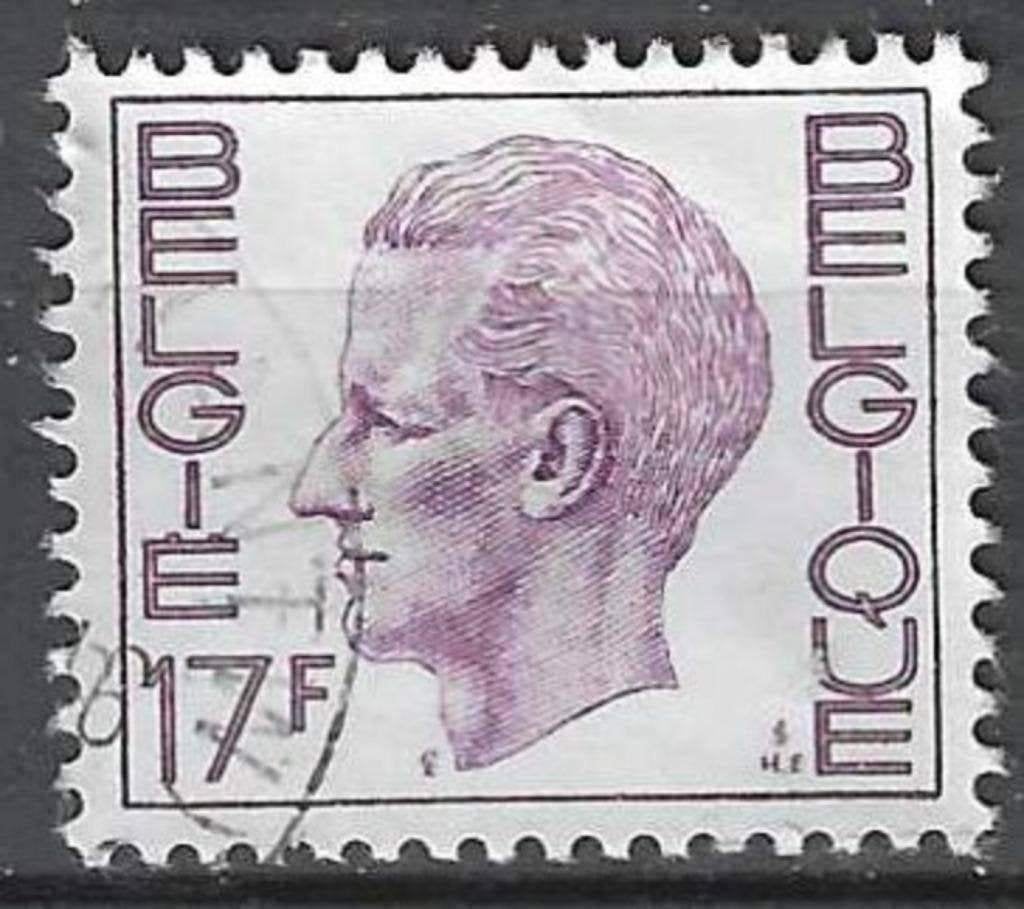 Belgique 1975 - Yvert 1748/OBP 1755 - Roi Baudouin (ST), Envoi, Affranchi, Oblitéré, Maison royale