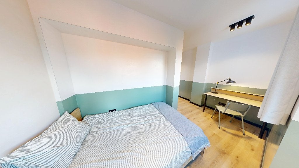 Fully Furnished Room with Private Bathroomt in Ghent, (Studenten)kamer, Gent, 1 kamers