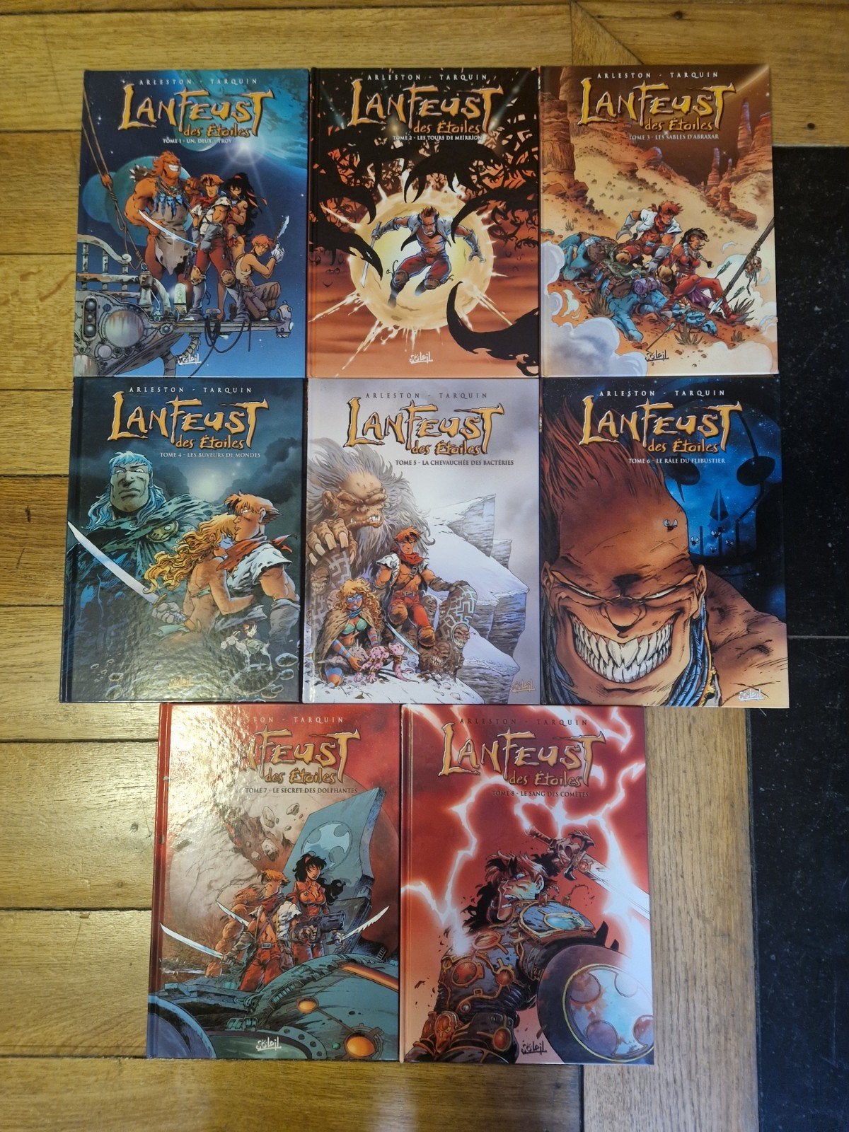 Lot de 8 bd lanfeust des étoiles 1 à 8, Livres, Enlèvement ou Envoi