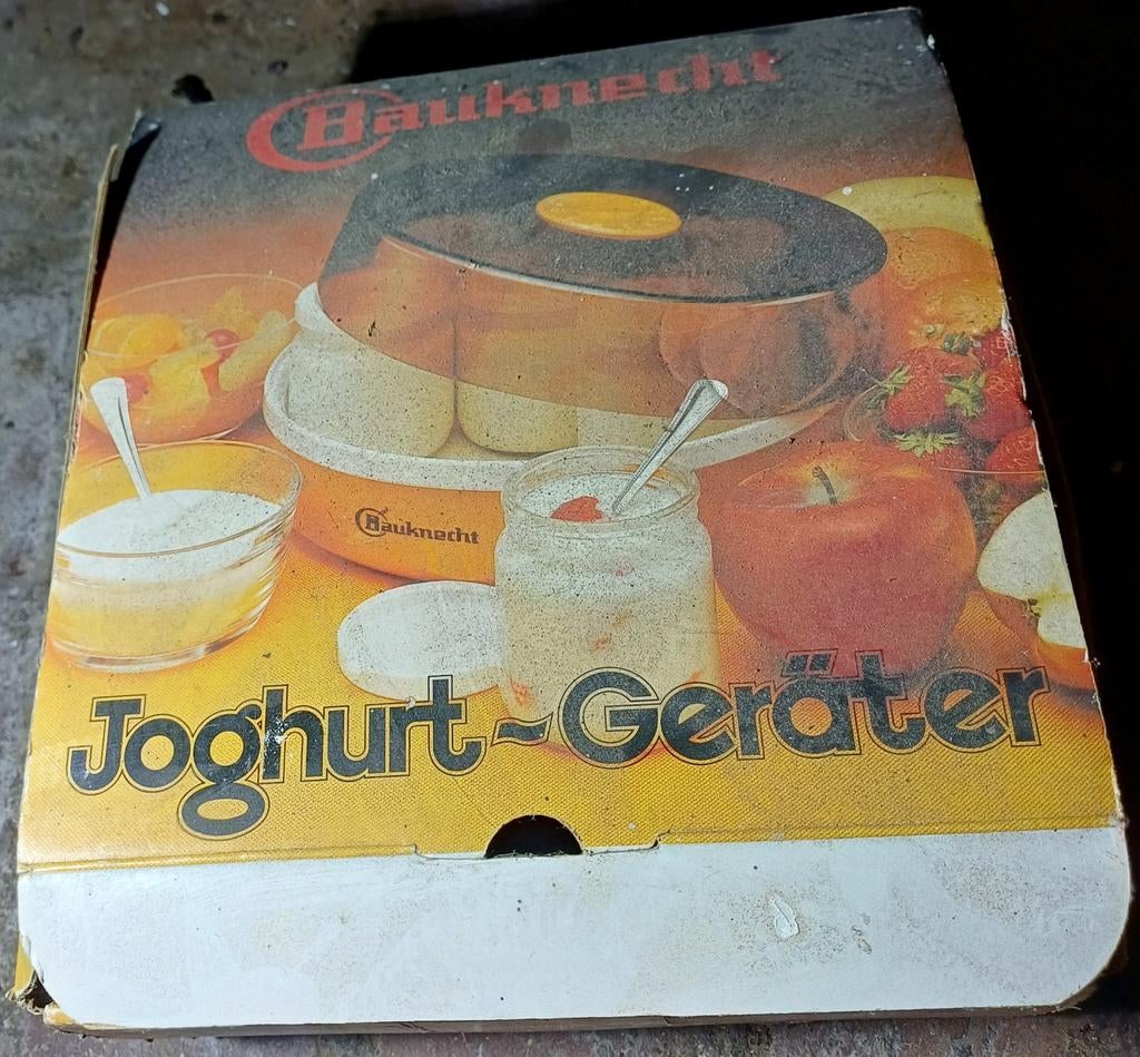 Yoghurt maker met glazen potjes, Ophalen