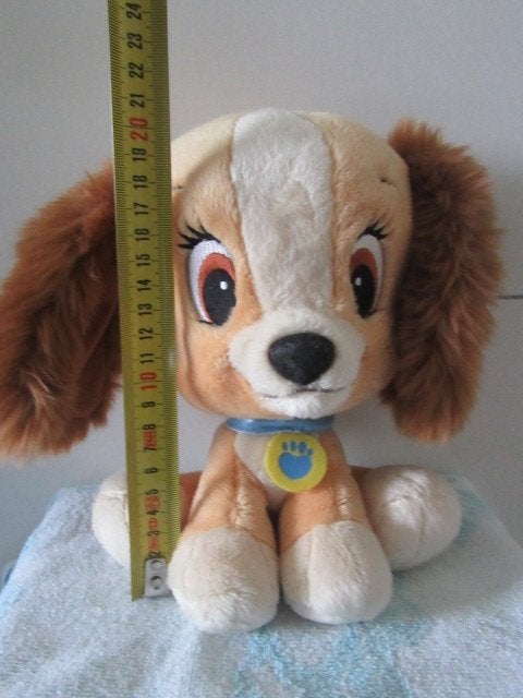 Knuffel : Lady - Hond - Disney - pluche - Nicotoy, Ophalen of Verzenden, Zo goed als nieuw, Stoffen beer, Overige merken