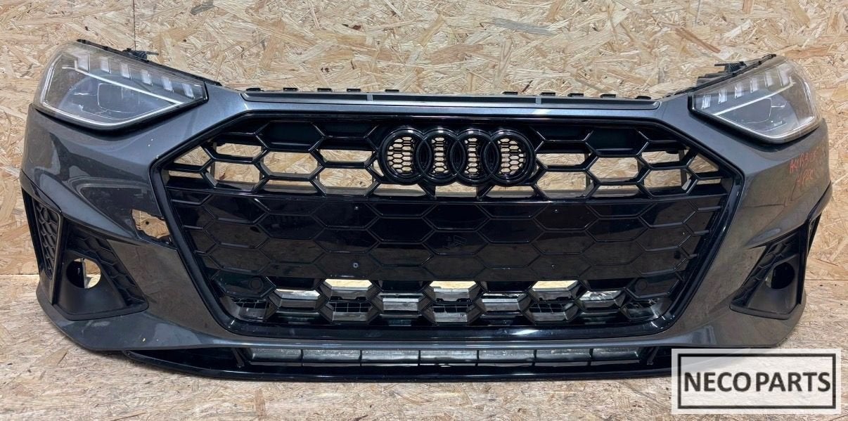 AUDI A4 B9 8W FACELIFT S LINE VOORKOP BUMPER MOTORKAP, Auto-onderdelen, Gebruikt, -, Achter, -