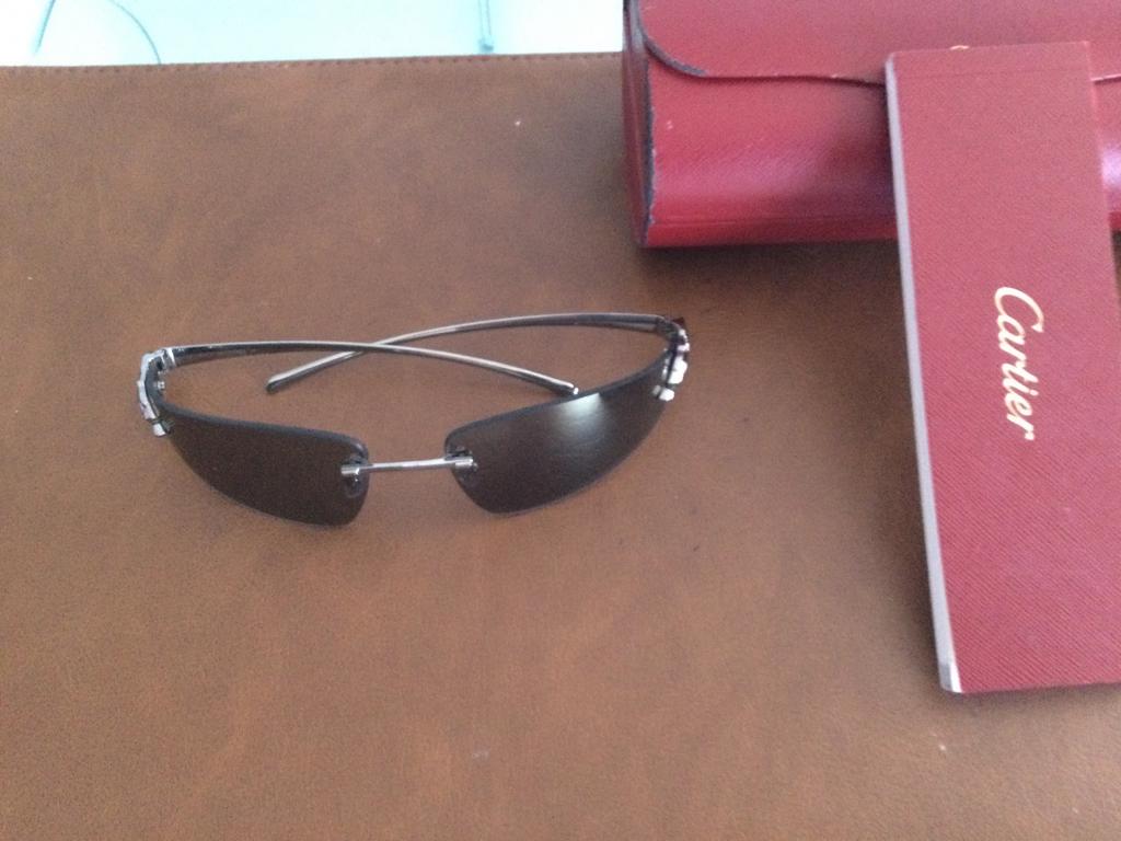Cartier zonnebril, Handtassen en Accessoires, Overige merken, Zonnebril, Bruin, Ophalen of Verzenden
