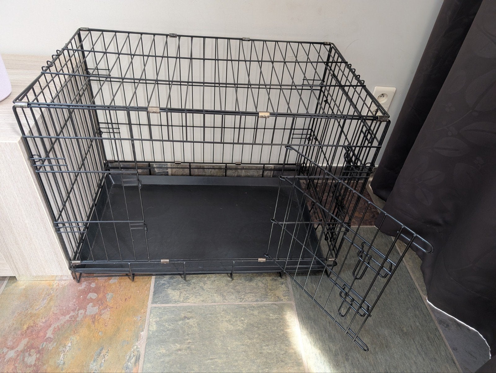 Bench Draadkooi met 2 deuren 78x49x56,6 cm, Animaux & Accessoires, Maisons pour chiens, Enlèvement