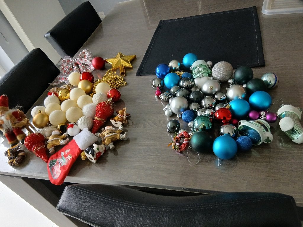 Decoratie kerst / kerstboom, Ophalen, Gebruikt