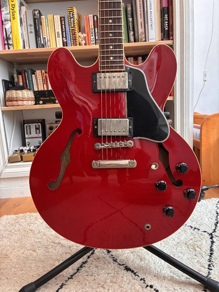 Gibson ES-335 Flamed Cherry Red 2000, Muziek en Instrumenten, Ophalen, Zo goed als nieuw, Semi-solid body, Gibson