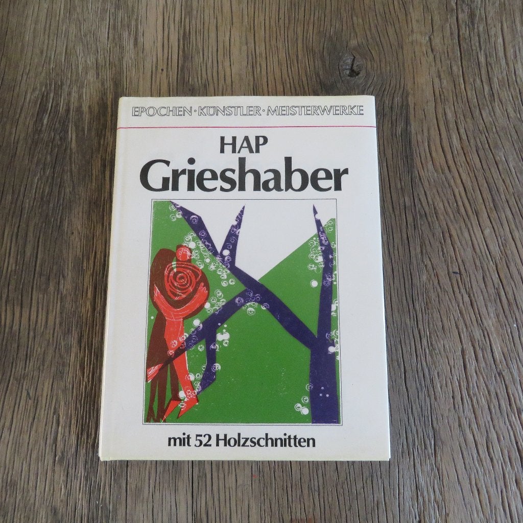 Hap Grieshaber avec 52 gravures sur bois | Pawlak Verlag, Enlèvement ou Envoi, Utilisé