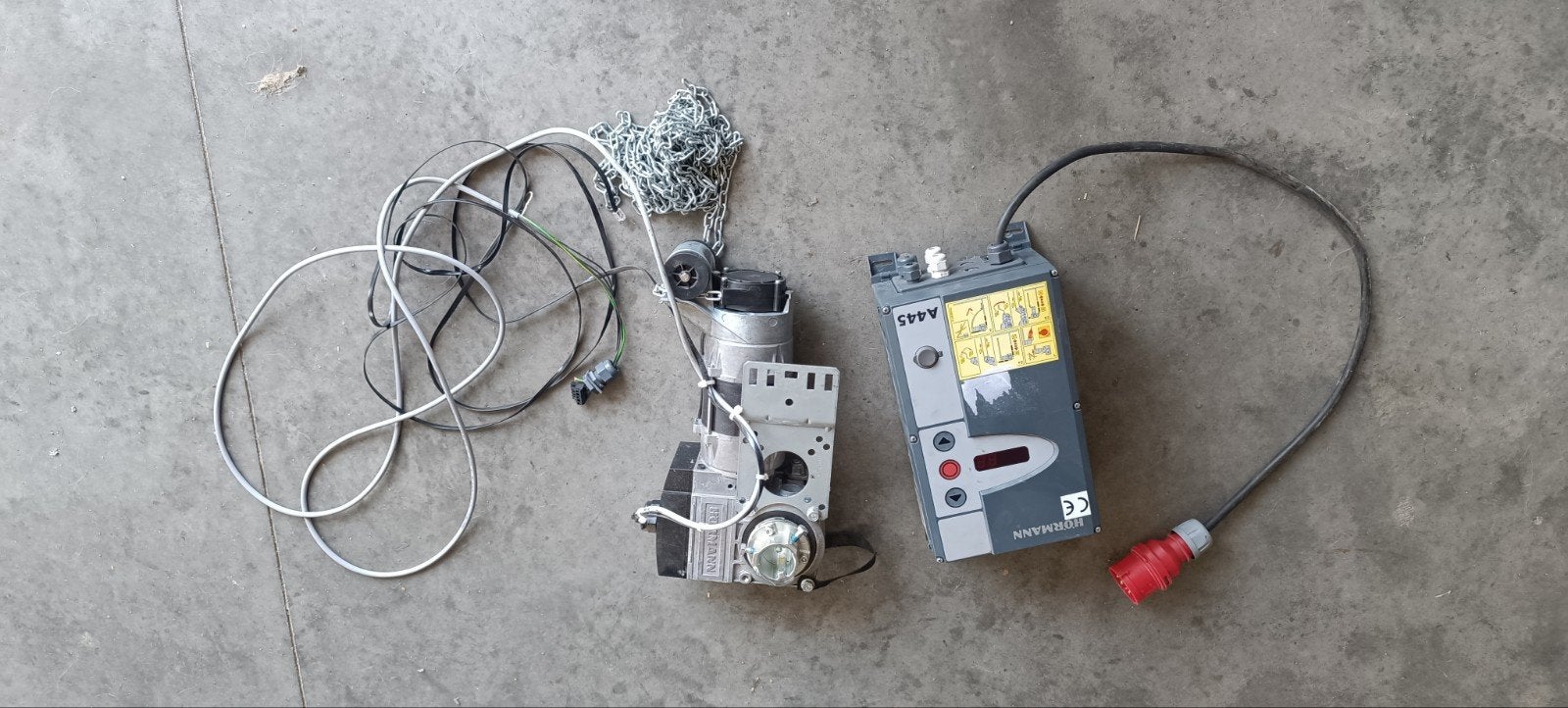 Poort motor Hoorman wa400 + a445, Ophalen
