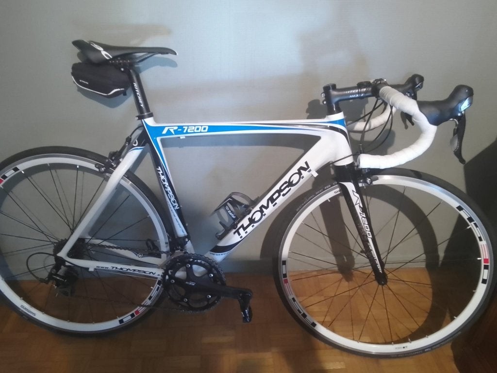 Koersfiets thompson maat 52, Ophalen, 28 inch, Aluminium, 49 tot 53 cm