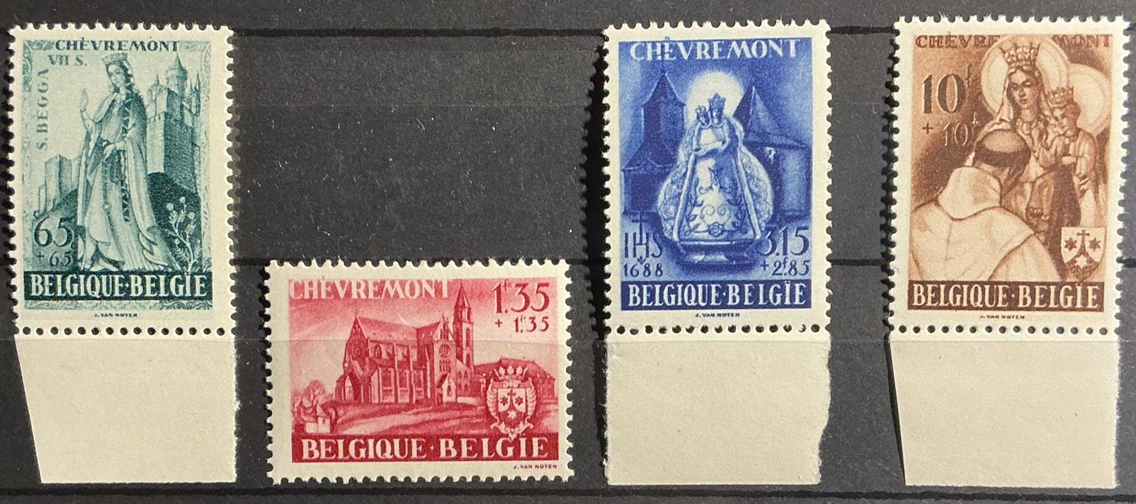 LOT 998. COB: 777/80. CHEVREMONT. MNH. ***, Neuf, Enlèvement ou Envoi, Non oblitéré, Art