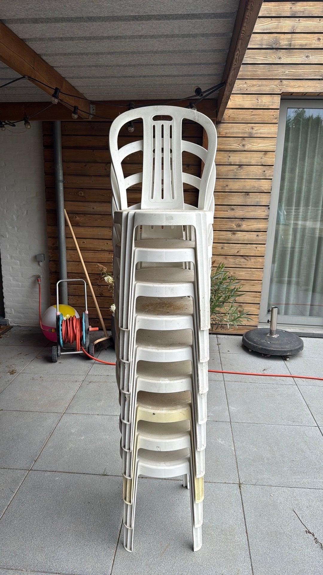 9 stoelen, Ophalen, Gebruikt