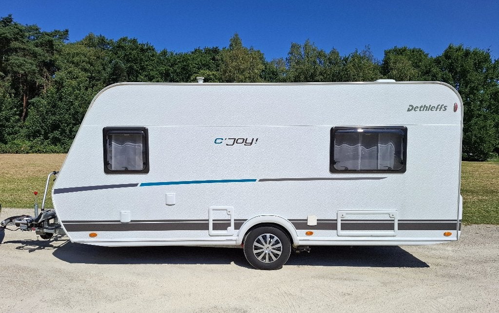 Caravan Dethleffs C'Joy 460 LG BJ 2021met voortent en mover., Coin salon convertible, 750 - 1000 kg, Particulier, Dethleffs