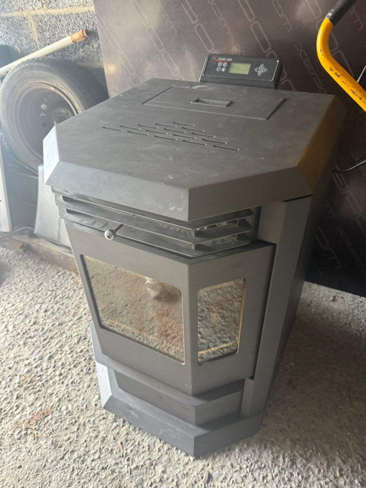 Palletkachel 13 kw, Ophalen, Zo goed als nieuw