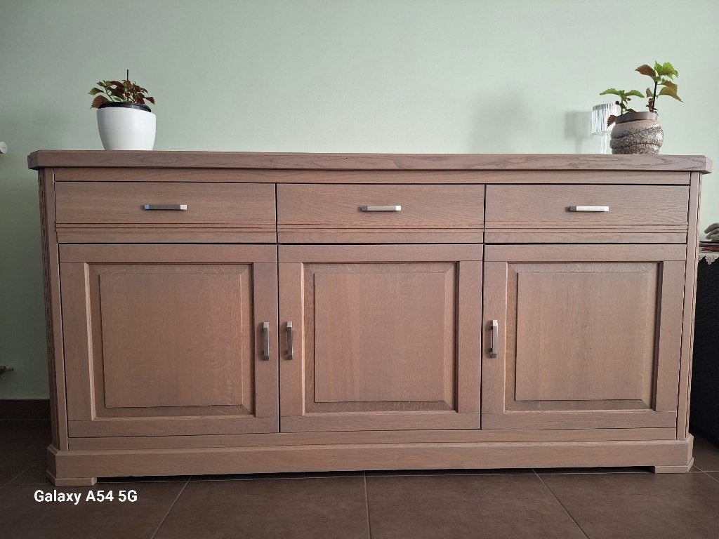 complete eetkamer, Huis en Inrichting, Ophalen, Zo goed als nieuw, 6 tot 8 stoelen
