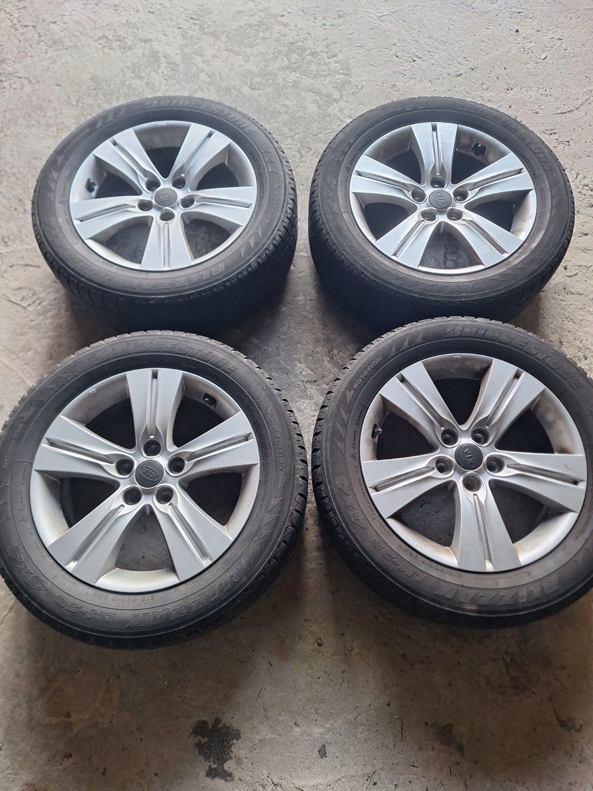 kia sportage 17 inch velgen, Ophalen, Velg(en), 17 inch, Winterbanden