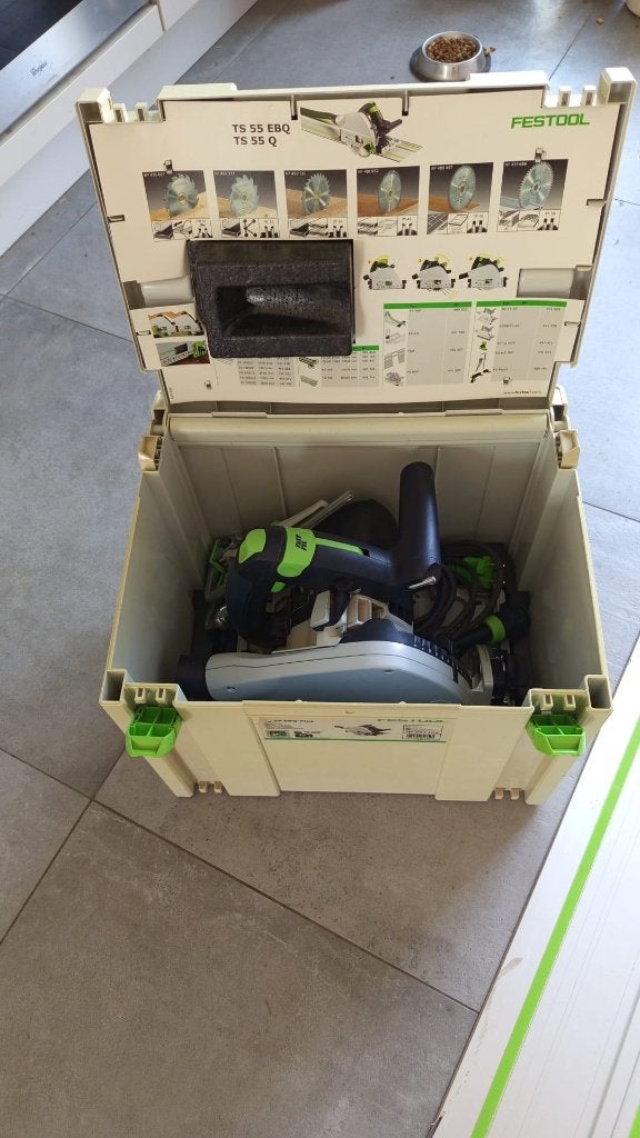 Pack Scie Plongeante Festool TS 55 EBQ, Ophalen, Zo goed als nieuw, Invalzaag, Festool