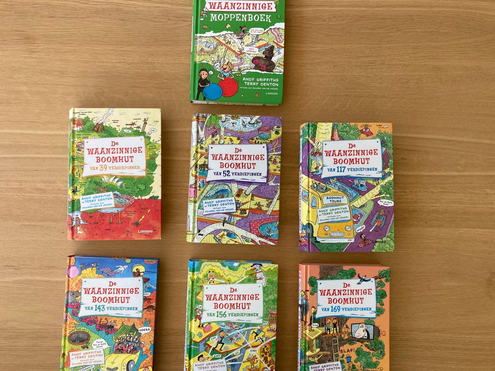 Reeks 7 boeken “ De waanzinnige boomhut”, Ophalen, Zo goed als nieuw, Fictie