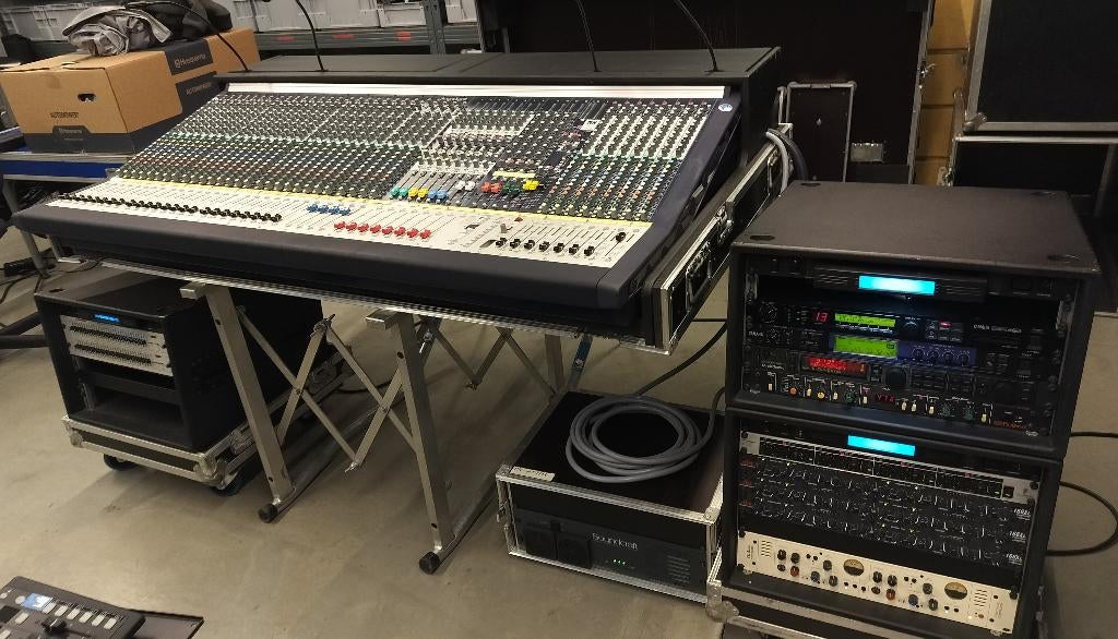 Mengtafel set Soundcraft MH3 32ch + effectracks PRIJS BTWinc, Musique & Instruments, Tables de mixage, Utilisé, 20 canaux ou plus