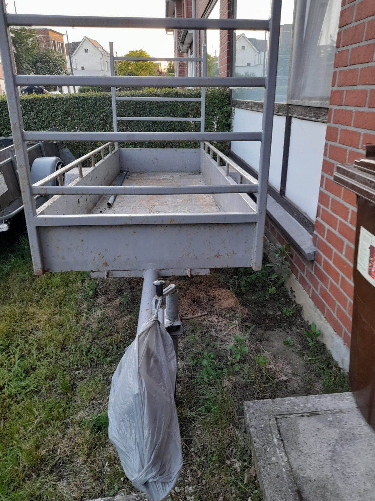 Remorque métallique 3 m x 1 m à vendre, Autos : Divers, Remorques Pièces, Enlèvement ou Envoi