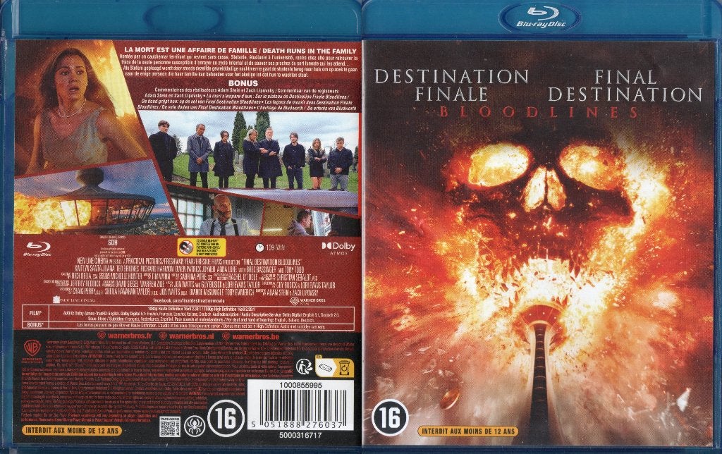 final destination  bloodlines (blu-ray) nieuw, Cd's en Dvd's, Ophalen of Verzenden, Zo goed als nieuw, Horror