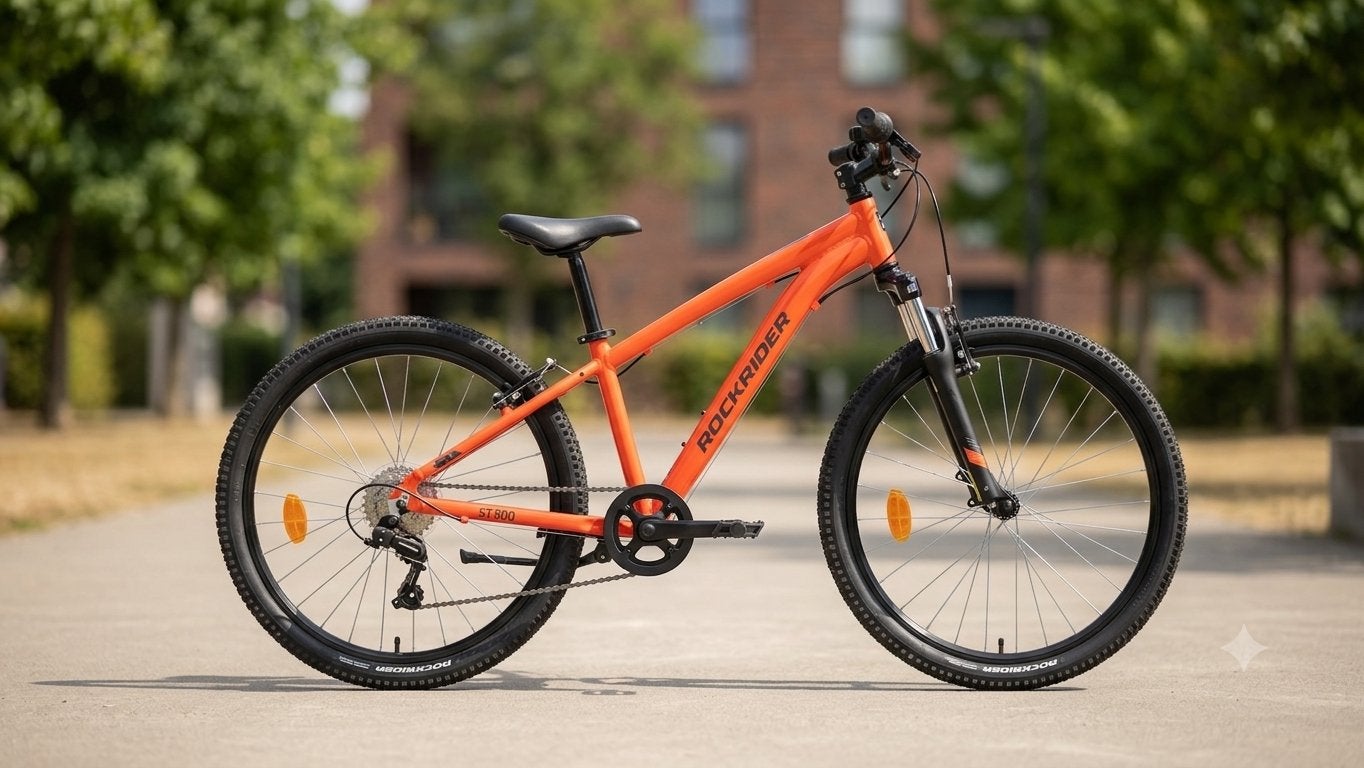 Rockrider ST 500 MTB – 24 inch / Jeugd mountainbike, Ophalen of Verzenden, Zo goed als nieuw, V-brakes