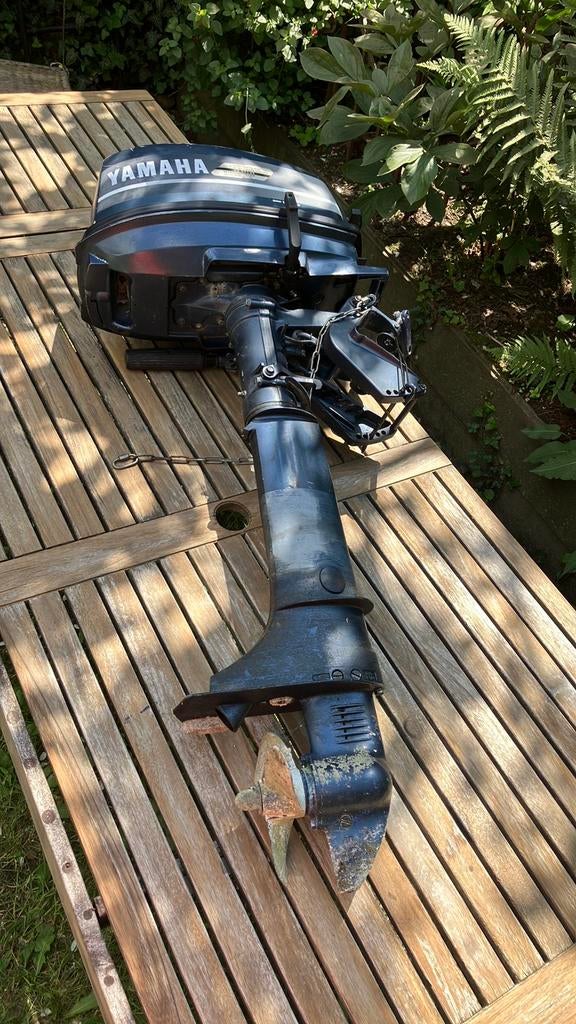 Yamaha 2 takt motor 4pk langstaart. eventueel RUILEN, Watersport en Boten, Buiten- en Binnenboordmotoren, Gebruikt, Benzine, Buitenboordmotor