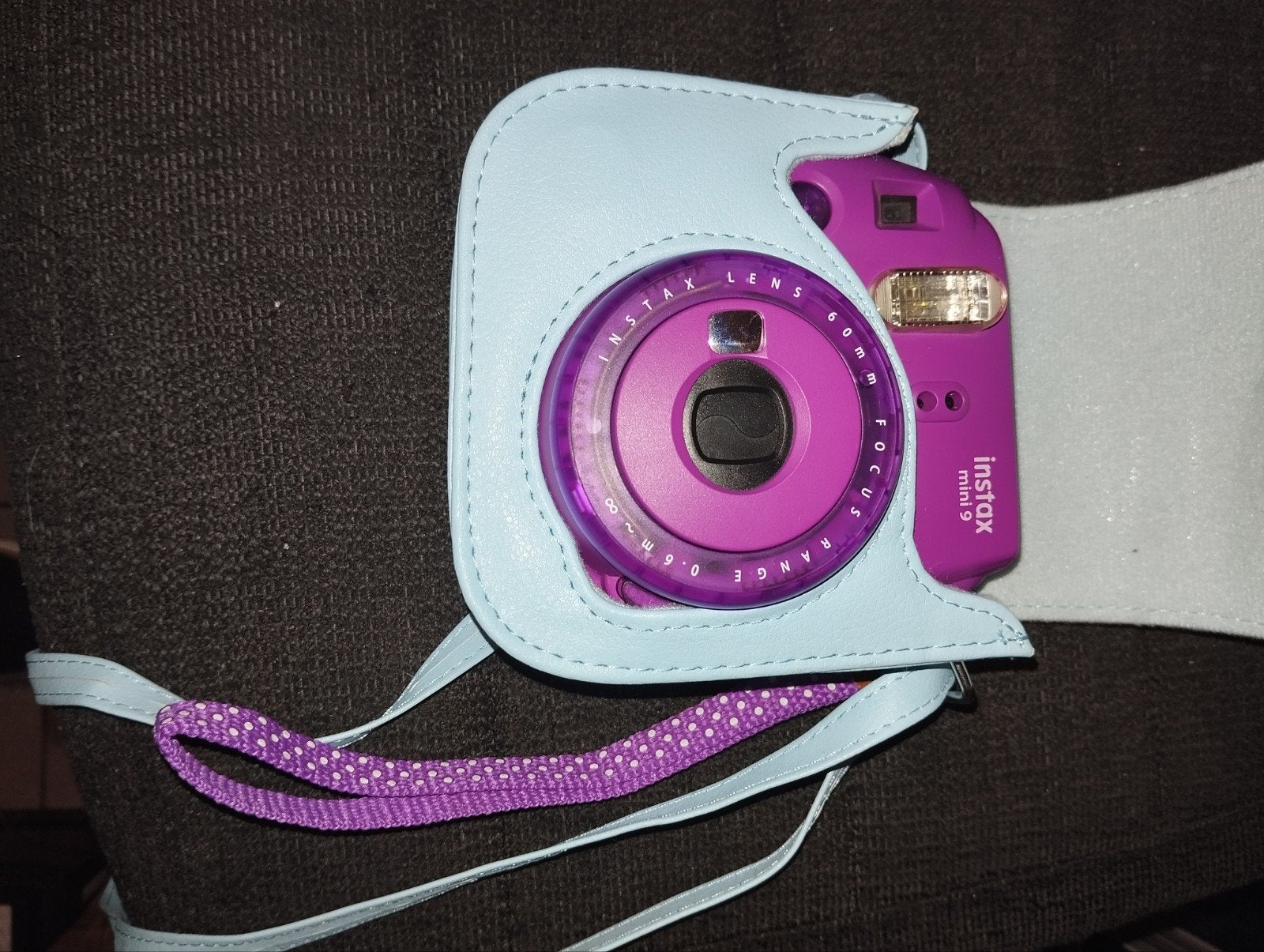 Fujifilm Instax Mini 9 Instant Camera + Blauw Hoesje, Enlèvement, Appareil photo instantané, Fujifilm