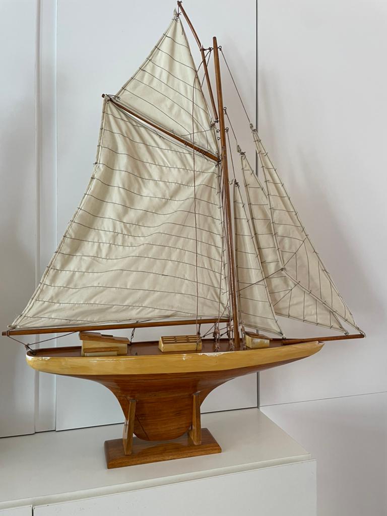 Modelbouw zeilboot, Ophalen, Gebruikt