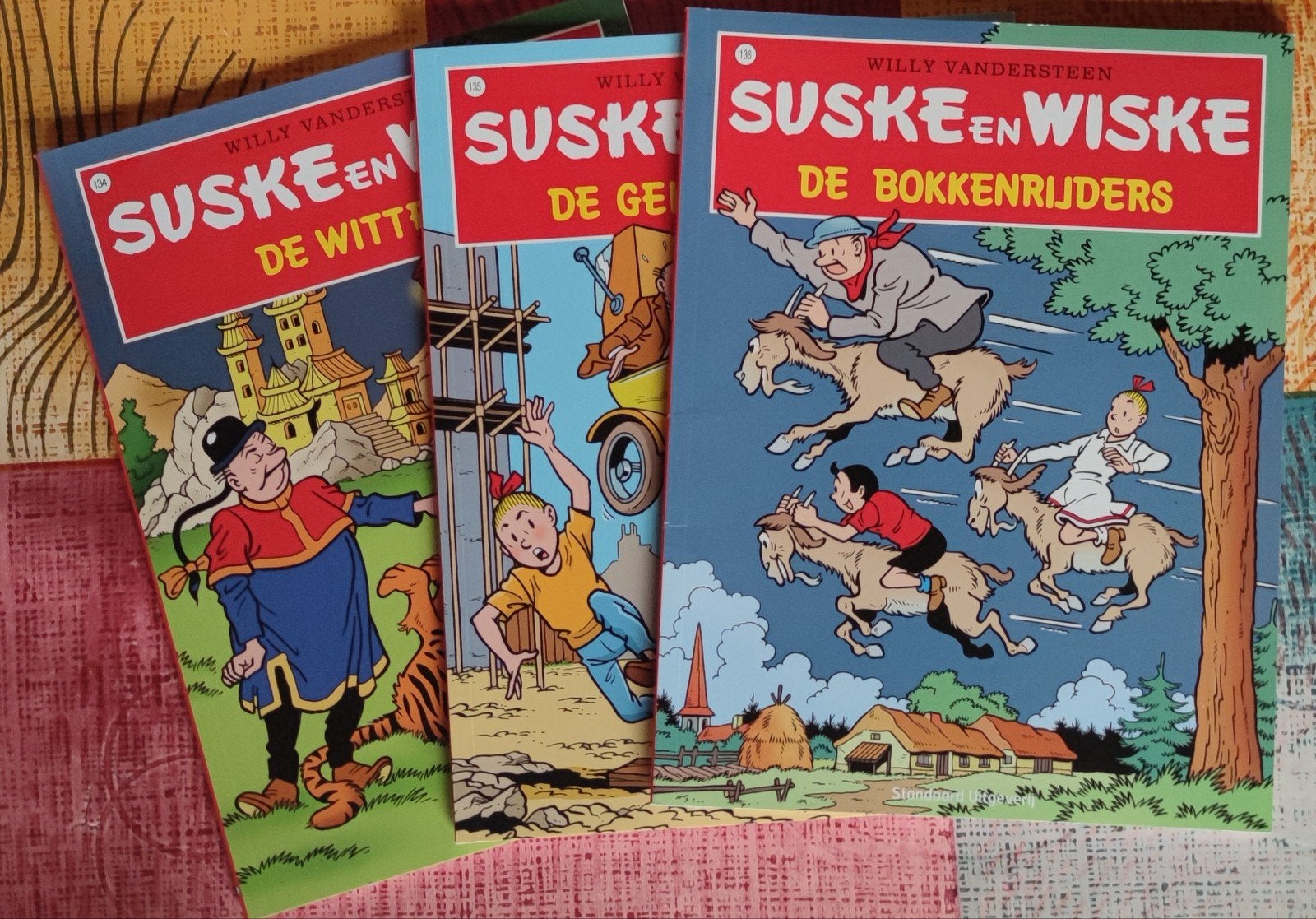 Suske en Wiske, Boeken, Ophalen