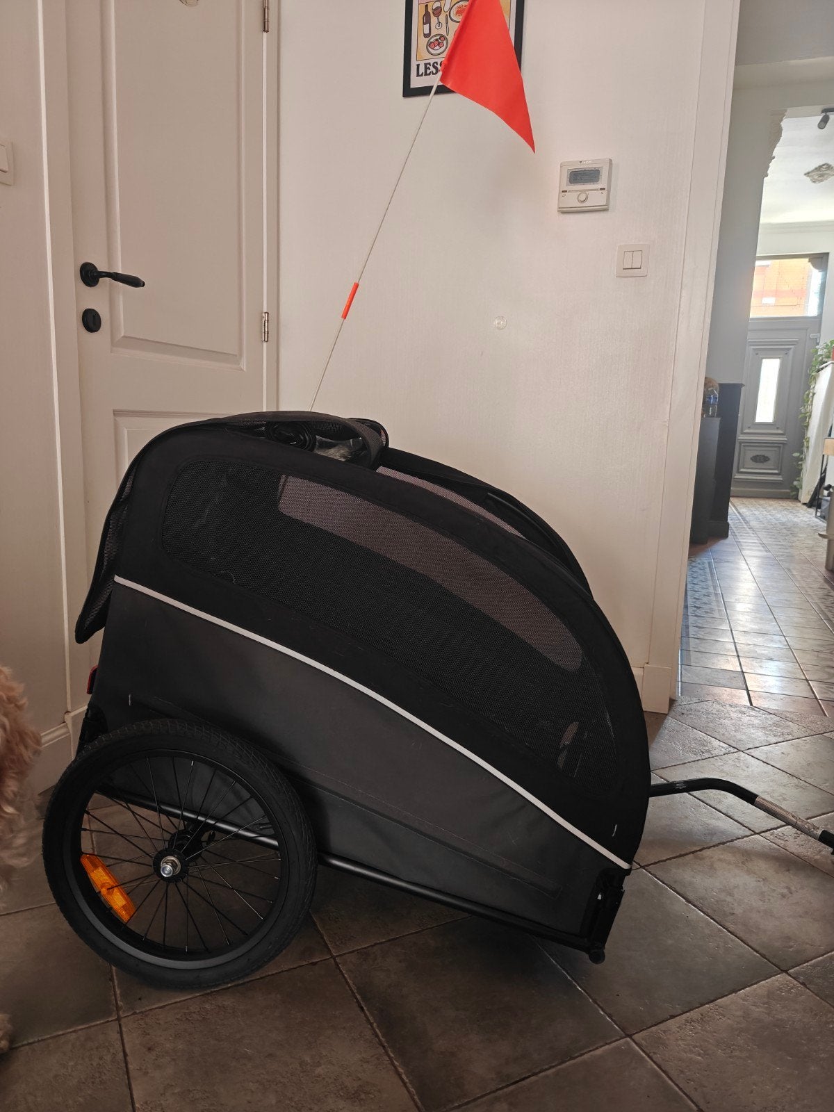 hondenfietskar opvouwbaar - praktisch nieuw, Ophalen, Trevopet, Opvouwbaar, 20 tot 40 kg