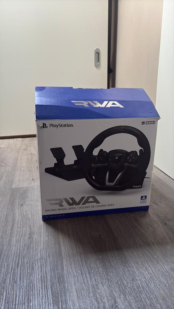 Volant de course PlayStation RWA Apex, Envoi, Comme neuf, PlayStation 4