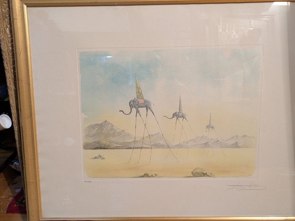 Ets van Salvador Dali, Antiek en Kunst, Kunst | Etsen en Gravures, Ets, Genummerd, Gesigneerd, Origineel, Ophalen