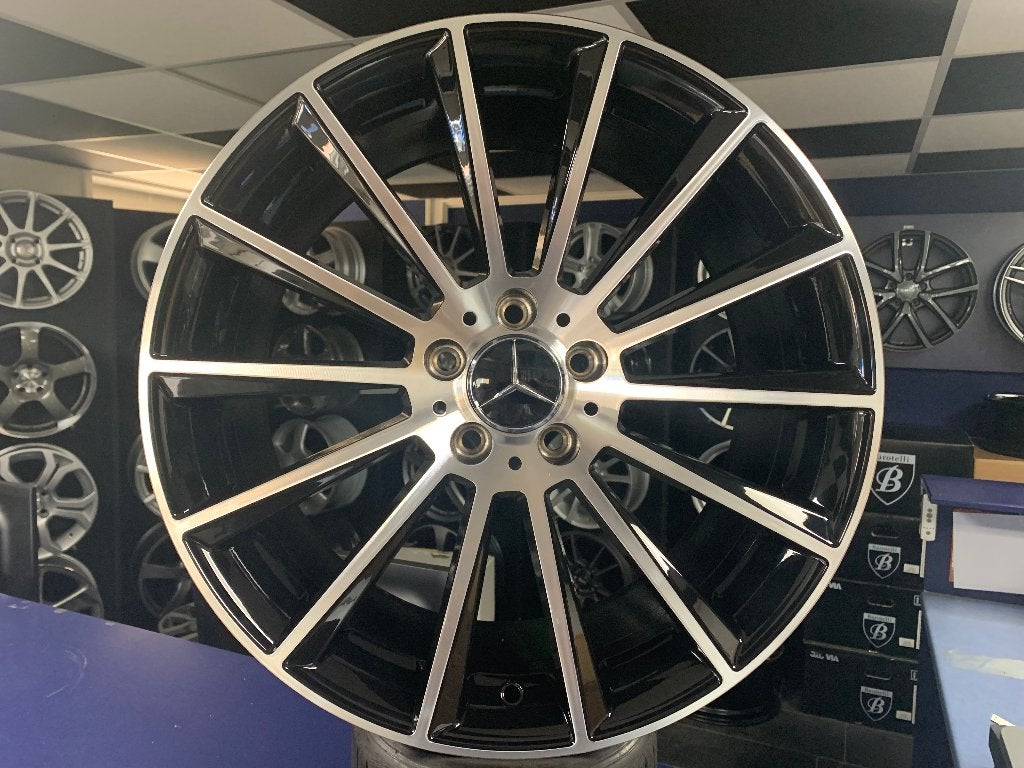 IN STOCK: NIEUWE 19 inch 5x112 breedset alu wielen Mercedes, Enlèvement ou Envoi, Neuf, Mercedes-Benz